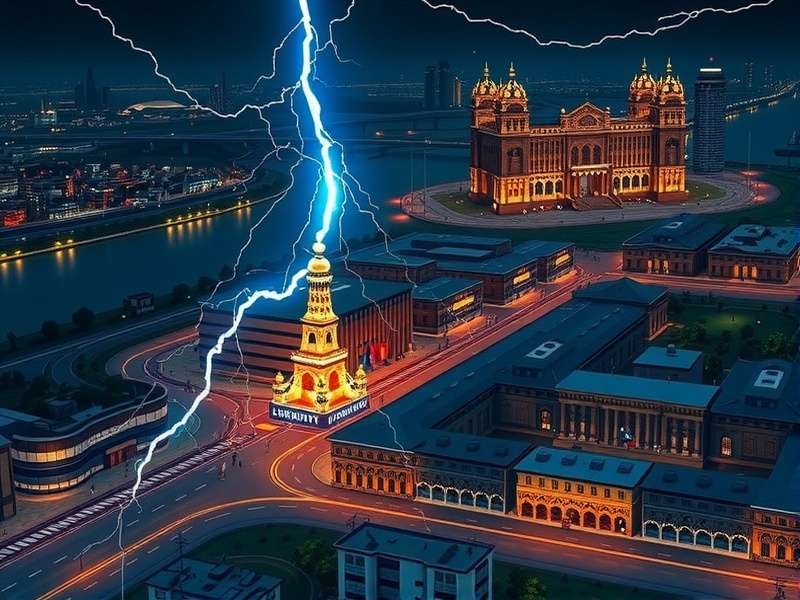 Lucknow Lightning game map showing key locations